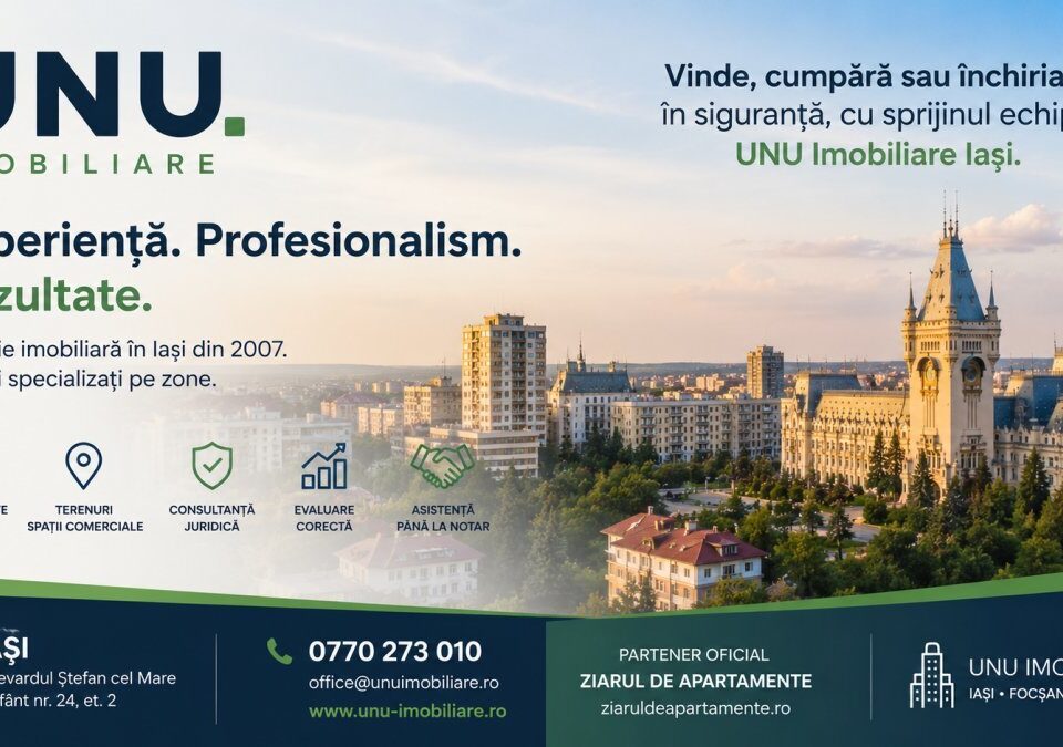 featured UNU Imobiliare Iași: agenți imobiliari pe zone, contacte și servicii complete
